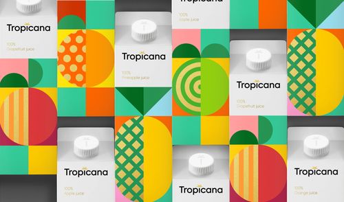 Tropicana果汁品牌形象煥新 平面設(shè)計(jì)如何演繹熱帶活力與純凈